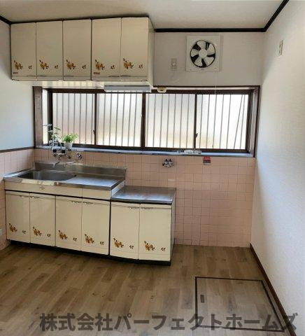 長浜市神前町OC戸建のキッチン|使いやすいキッチンです