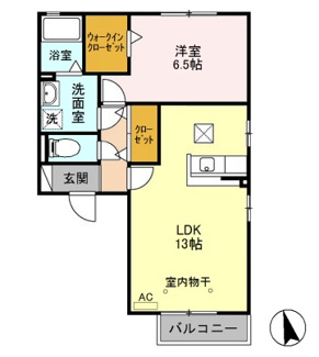 【間取り】 | フローラル Ａ