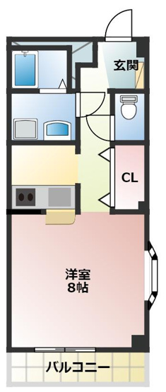 【間取り】 | ウイングコート東小田原B