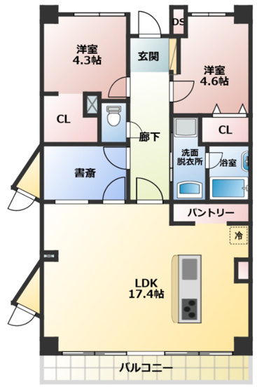 【間取り】 | ロイヤルシャトー徳王