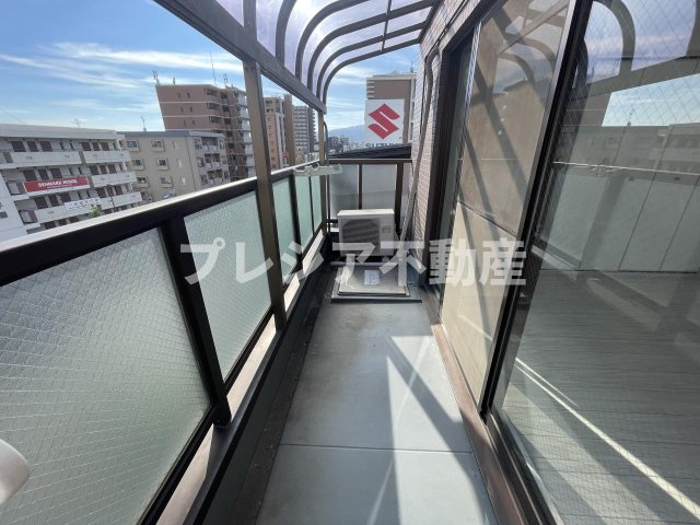 ドムール甲子園のバルコニー
