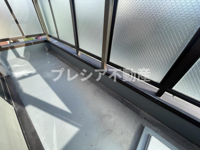 ドムール甲子園のバルコニー