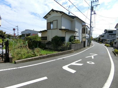 【前面道路含む現地写真】 | 松戸市　古ケ崎住宅用地