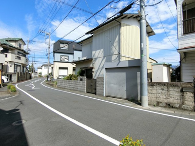【前面道路含む現地写真】 | 松戸市　古ケ崎住宅用地