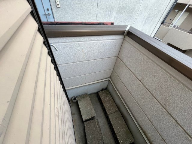 灘北キュービックのバルコニー
