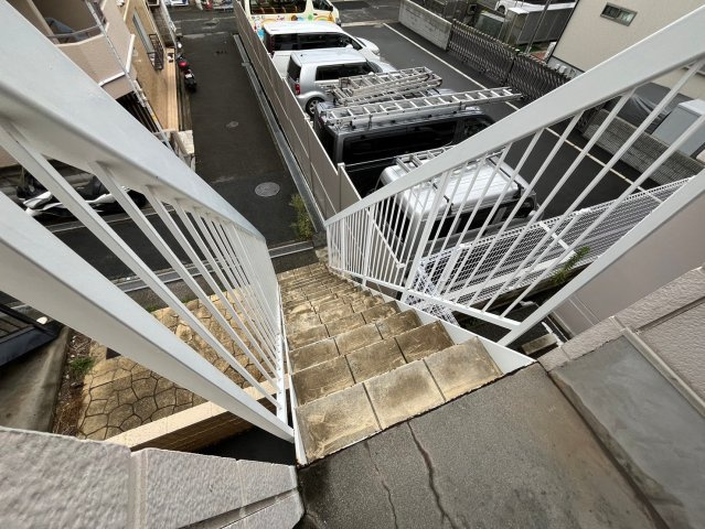 灘北キュービックのバルコニー