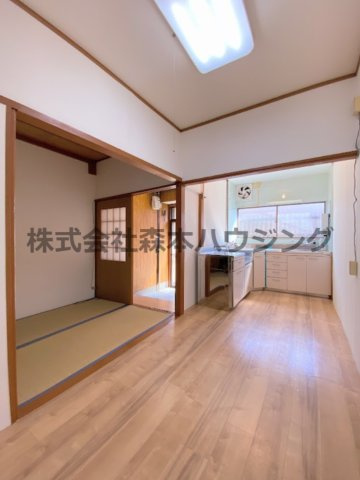 【居間・リビング】 | 　門真市末広町2貸家 | 使いやすいキッチンスペースです