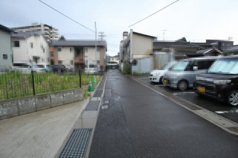 玉水町　6号地　建築条件付　売土地　（全８区画）の前面道路含む現地写真