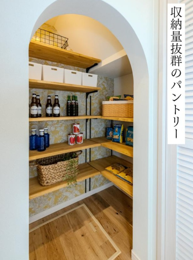 玉水町　8号地　新築戸建（全８区画）の収納|パントリー