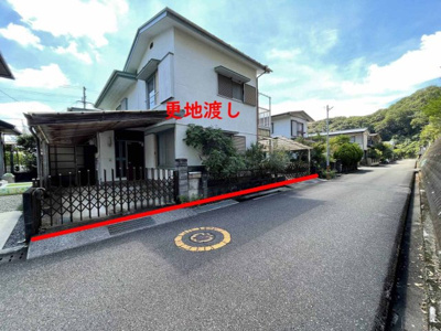 【前面道路含む現地写真】 | 売地　高知市加賀野井2丁目　＠25