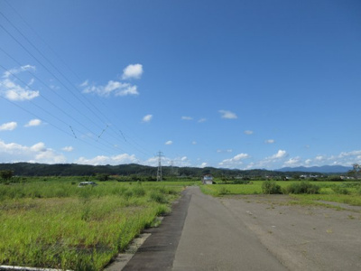 【前面道路含む現地写真】 | 北秋田市鷹巣字西上綱・土地