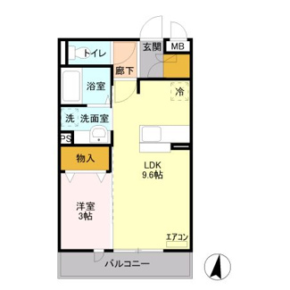 【間取り】 | クレストコート　Ａ