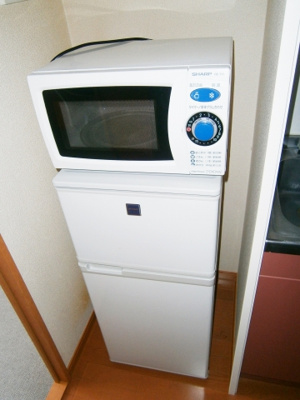 【キッチン】 | グリーンパーク | 電子レンジ＆冷蔵庫