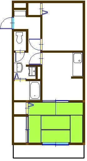 サングレース北別府の間取り