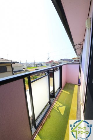 サングレース北別府のバルコニー|広々としたバルコニーです