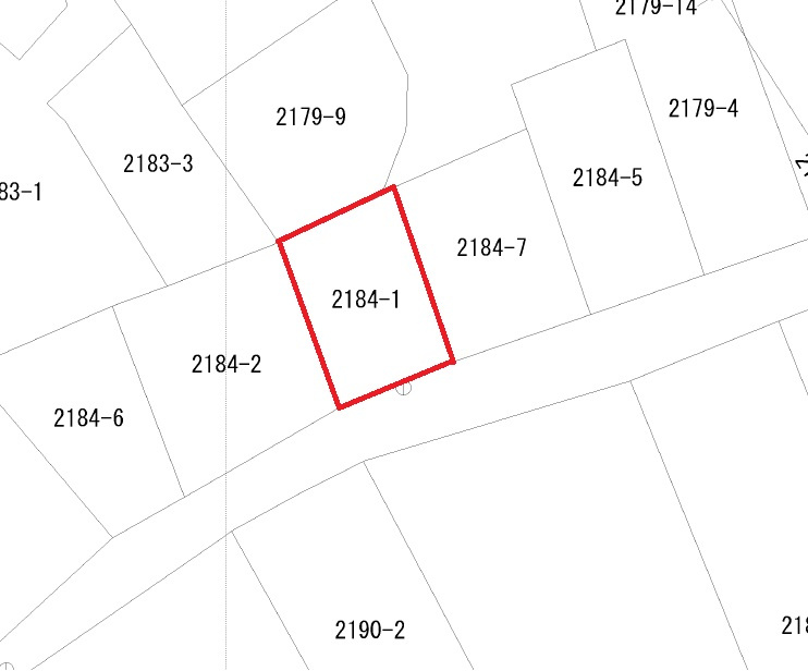 笠岡市笠岡7売地の土地図