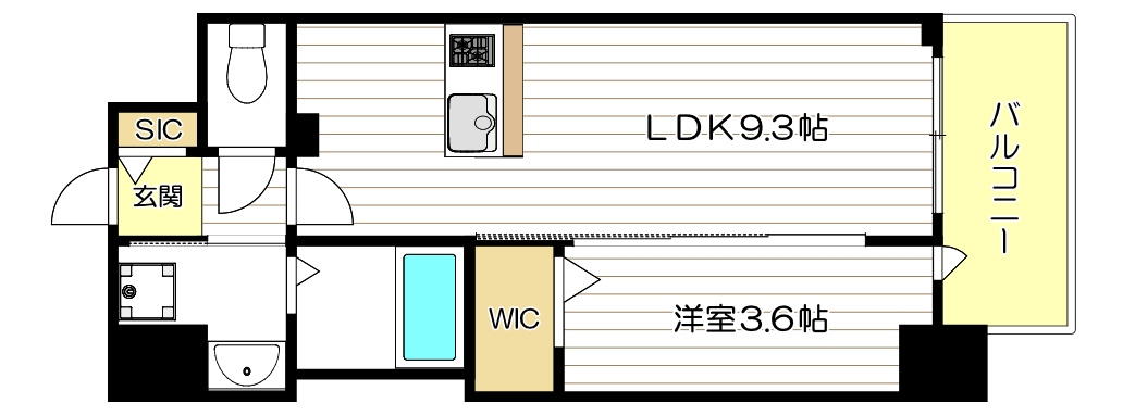 ファステート難波グランプリの間取り