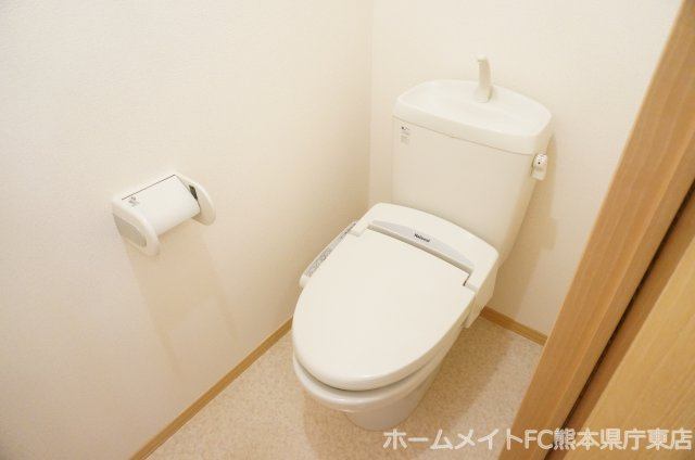 熊本市東区花立３丁目のアパートのトイレ