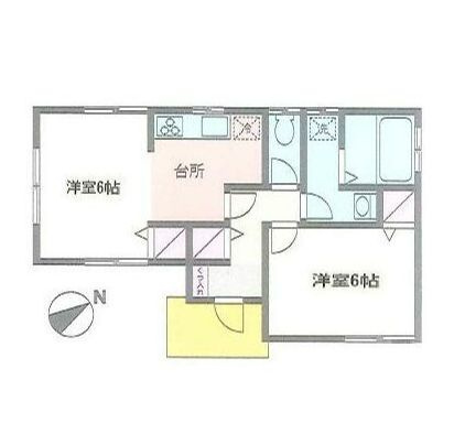 【間取り】 | 汲沢町貸家