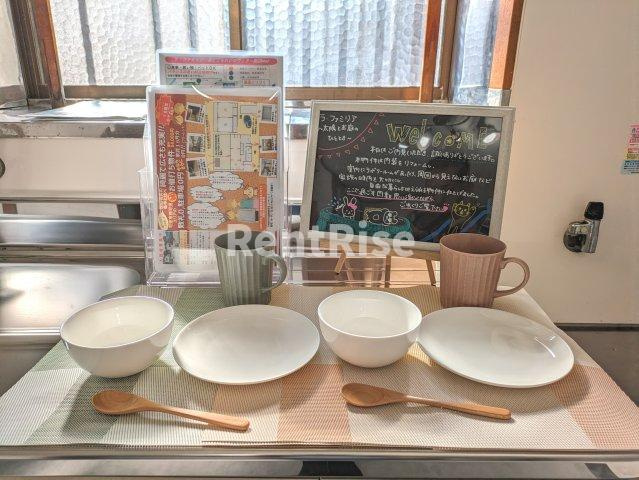 ラ・ファミリア～太陽とお庭のひととき～のキッチン