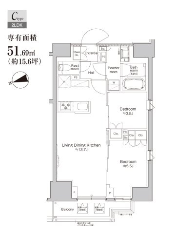 【間取り】 | プラウドフラット本郷三丁目 | 【プラウドフラット本郷三丁目】