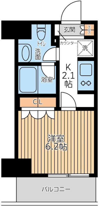 City Lux Tobeの間取り