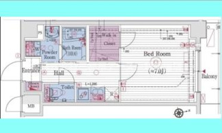 【間取り】 | エステムプラザ蒲田ＴＡＫＡＲＡＢＵＮＥ
