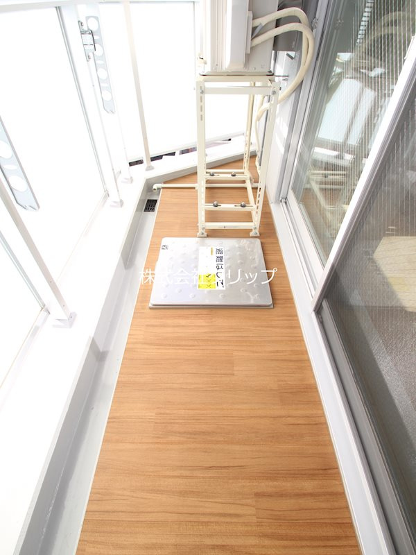 N-flats横浜関内Ⅱのバルコニー
