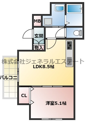 スリール明和Ⅰの間取り