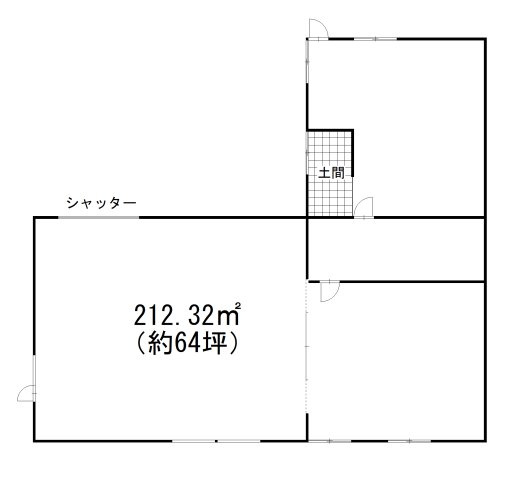 新釧路町14-4貸倉庫の間取り