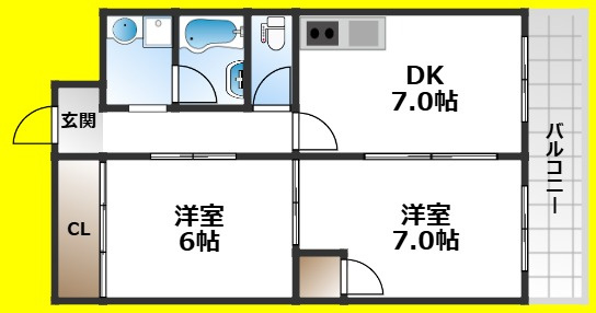 【間取り】 | ハイツヤノウ