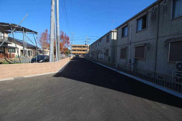 下野市川中子　全9区画の前面道路含む現地写真|2024年12月撮影