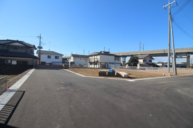 下野市川中子　全9区画の前面道路含む現地写真|2024年12月撮影
