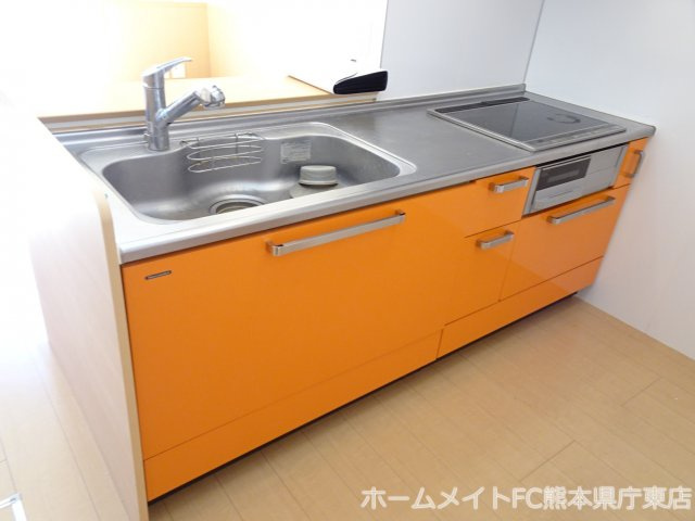 熊本市中央区国府１丁目のアパートのキッチン