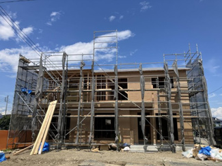 【外観】 | 南アルプス市東南湖 新築2棟 2号棟  南東角地77坪・オール電化・長期優良住宅