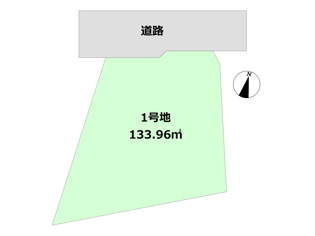 川西市鼓が滝3丁目売り土地の間取り
