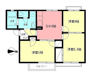 【間取り】 | キャッスル星野Ｂ