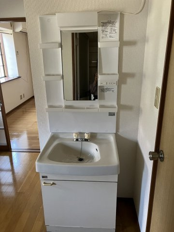新潟市中央区堀之内南３丁目のアパートの洗面所