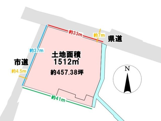 嘉麻市上臼井1124-2、他　土地の外観|福岡県嘉麻市上臼井の売土地！