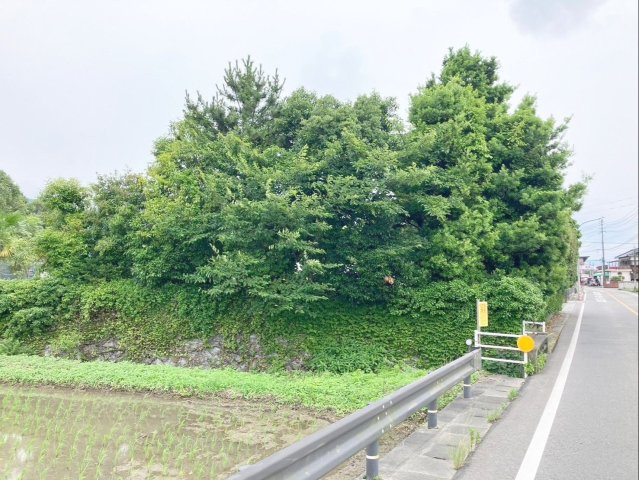 嘉麻市上臼井1130-1、他　土地の前面道路含む現地写真|前面道路含む現地写真です