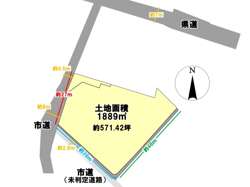 嘉麻市上臼井1130-1、他　土地の土地図|※土地図と現況が異なる場合には、現況を優先いたします。