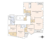 ★仲介手数料無料★グリーンパーク市ヶ谷柳町（駅まで徒歩２分の好立地 三方角住戸）の画像