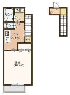 【間取り】 | プラムコート北野A