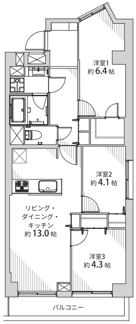 東急田園都市線「宮前平」宮前平土橋スカイマンションの画像