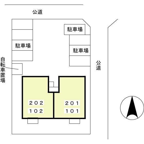 セピアコート大松の区画図
