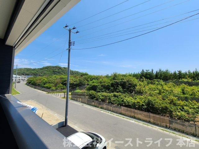 【新築戸建】さらに値下げ！平豊間第8※子育て支援対象※の展望|4号棟写真　バルコニーからの眺望です