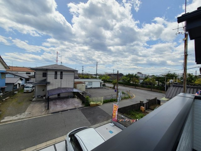 【新築戸建】さらに値下げ！残り1棟！小名浜1期の展望|バルコニーからの眺望です