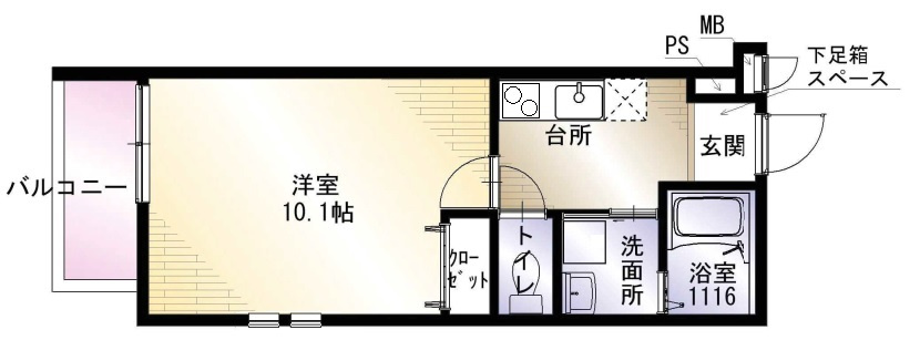 シャルムコートの間取り