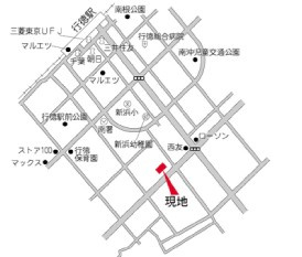 レジディア行徳の地図