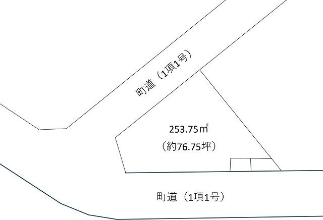 吾川いの町天王南2丁目　売土地の土地図